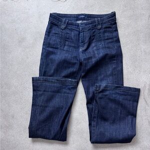 7 For All Mankind Made in USA Dark Wash Jeans Size 26 Y2K